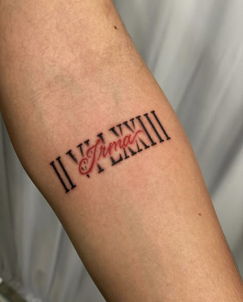 Memoir Tattoo Ideas, 10 Cm Tattoo Ideas, Mens Tattoos For Wife, Spouse Name Tattoos For Women, Bf Tattoo Ideas, Lower Forearm Tattoo, Girlfriend Tattoos For Men, Antisocial Tattoo, Gf Name Tattoo Ideas