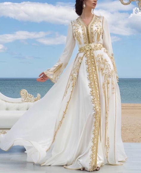 Moroccan Wedding Dress, Caftan Moroccan, Moroccan Kaftan Dress, Moroccan Bride, Paris Boutique, Fez Morocco, Arabic Dress, Moroccan Clothing, Moroccan Kaftan