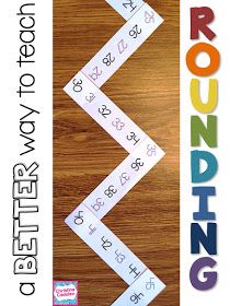 My very first year teaching, I taught a self-contained special education class of 16 students in a New York City public school.   Di... Teaching Rounding, First Year Teaching, Math Number Sense, Fourth Grade Math, Math Intervention, Math Lesson Plans, Visual Aid, Math Strategies, Second Grade Math