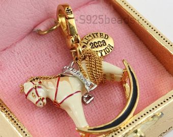 Juicy Couture Charm Rocking horse/NEW/Keychain/Pendant Pandora Bracelet Charms Ideas, Juicy Couture Bracelet, Mini Bracelet, Juicy Couture Charms, Juicy Couture Jewelry, Couture Candy, Puffed Heart, Pandora Bracelet Charms, Funky Jewelry