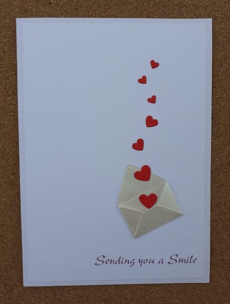 Cart Postal, Cute I Love You, Envelope Art, Mini Envelopes, Diy Crafts For Gifts, Hand Painting Art, Mothers Day Cards, Sympathy Cards, Valentine Day Cards