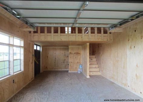 Room Above Garage, Garage Builders, 1 Car Garage, Finished Garage, Garage Loft, Attic Loft, Small Loft, Garage Interior, Diy Garage