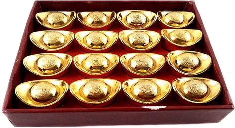 Feng Shui Money Bowl, Feng Shui Tips For Wealth, Wealth Bowl, Christmas Pom Pom Crafts, Feng Shui Rules, Feng Shui Money, Gold Ingot, Feng Shui Items, Feng Shui Wealth