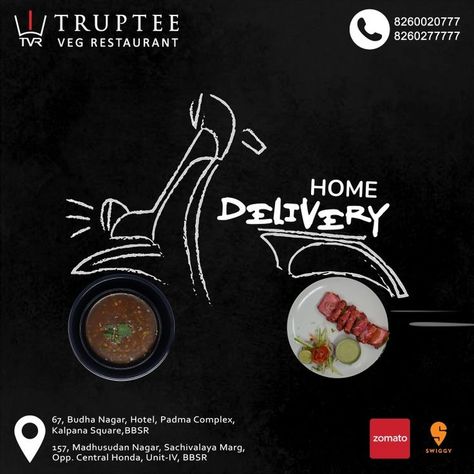 Home delivery in 2022 | Food poster design, Food graphic design, Veg restaurant Food Delivery Social Media Design, Food Delivery Poster, Food Ads Design, Food Marketing Design, Fresh Logo Design, Veg Restaurant, Food Wastage, Food Post, Restaurant Poster