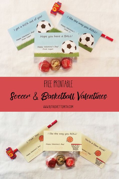 Valentines Crayons, Soccer Valentines, Basketball Valentines, Party Games For Ladies, Games For Ladies, Valentine Printables, Girls Party Favors, Printable Valentines, Valentine Party