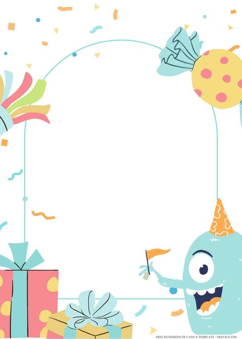 Halloween Printouts, Monster Birthday Invitations, Little Monster Birthday, Birthday Invites, 1 Birthday, Free Invitation Templates, Monster Birthday, Themed Birthday Party, Little Monsters