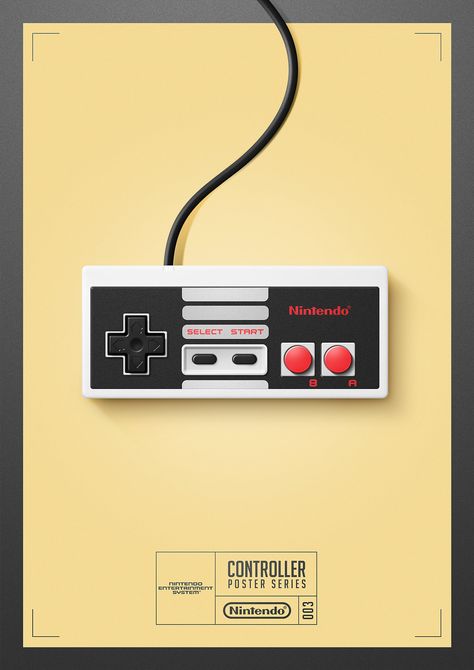 Controller Poster Series on Behance Nintendo Poster, Snes Controller, Gamer Poster, Bubble Popping, Nes Controller, Game Posters, Nintendo Console, Bubble Shooter, Game Controllers