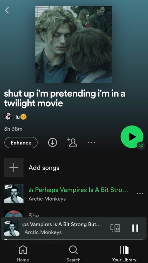 Twilight Spotify Playlist, Twilight Playlist, Twilight Songs, Twilight Party, Twilight Jokes, Music Recs, Twilight Aesthetic, Twilight Quotes, Playlist Music