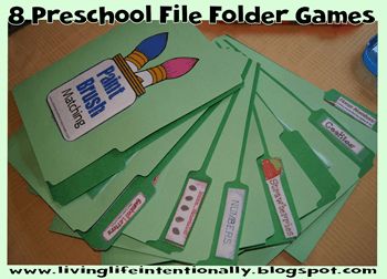 Preschool File Folder Games, File Folder Activities, Preschool Centers, Counting Numbers, File Folder Games, Folder Games, Tot School, Preschool At Home, Preschool Games