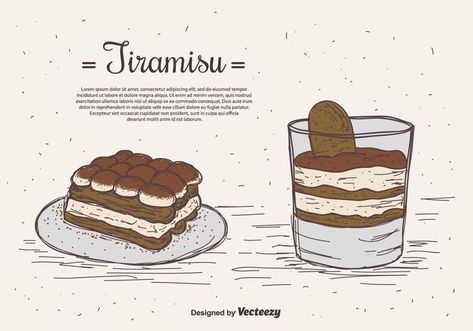 Tiramisu Drawing, Idle Game, Chibi Girl Drawings, Dessert Illustration, Recipe Drawing, Food Cartoon, Summer Candles, Drawing Cartoon Characters, Logo Design Ideas