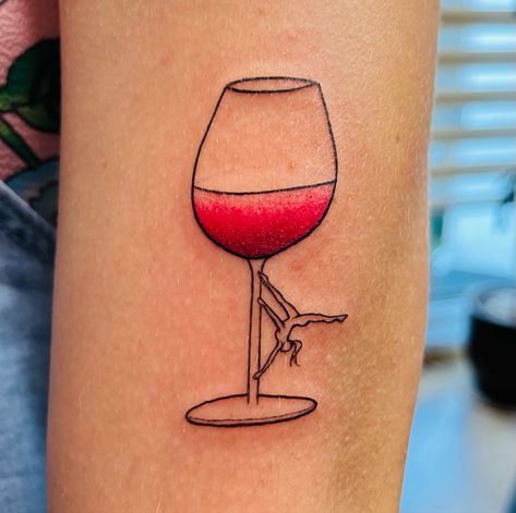 Pole Dance Tattoo, Pole Tattoo, Dance Tattoo, Studio Tattoo, B Tattoo, Pole Fitness, Pole Dance, Tattoo Idea, Pole Dancing