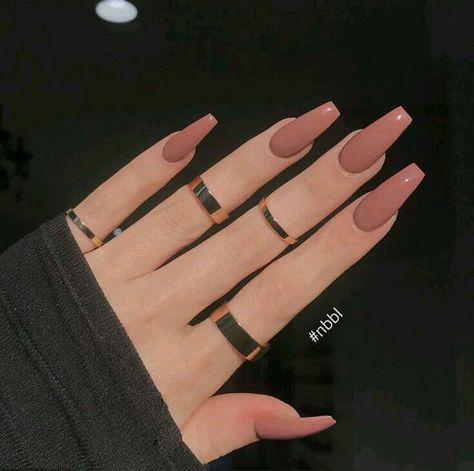 Kylie Nails, Nude Nail Designs, Beige Nails, Basic Nails, Casual Nails, Work Nails, Simple Acrylic Nails, Blush Nails, Ballerina Nails