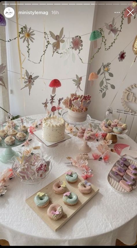 Ideas For 1st Birthday, Fairy Theme Birthday Party, Fairytale Birthday, Fairy Baby Showers, Fairy Garden Birthday Party, Fairytale Party, Fairy Tea Parties, Fairy Garden Party, 1st Birthday Party Themes