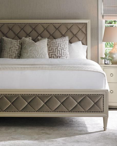 Tufted King Bed, Handcrafted Bed, Bed Back Design, Bed Headboard Design, Headboard Design, Tufted Bed, Bed Design Modern, Luxurious Bed, Bed Back