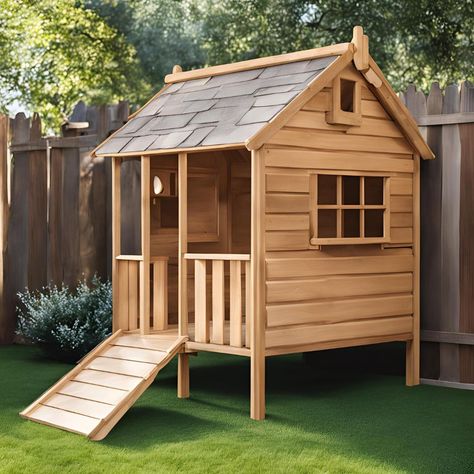 DIY Kids Playhouse Plans - Build a Fun and Sturdy Wooden Playhouse with Easy Step-by-Step Instructions for Your Backyard by klashaus on Etsy Diy Kids Playhouse Plans, Diy Wooden Playhouse, Diy Kids Playhouse, Diy Playhouse Plans, Kids Playhouse Plans, Loft Bed Plans, Diy Loft Bed, Playhouse Plans, Diy Playhouse