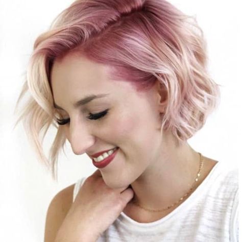 The White Hair Ideas You Need If Cool-Tones Are Your Vibe | Hair.com By L'Oréal Shadow Roots Hair, Trendy We Fryzurach, Curly Pixie Cuts, Shadow Root, Curly Pixie, Layered Bob Hairstyles, Low Maintenance Hair, Pixie Hair, Short Haircut