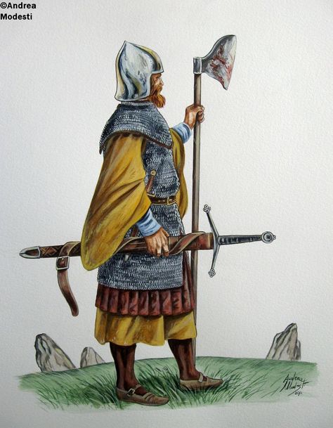 Irish Gallowglass, Late 15th-16th Century Irish Clothing, Scottish Warrior, Historical Warriors, Celtic Warriors, Historical Armor, Celtic Culture, Irish History, My Hope, Medieval Armor