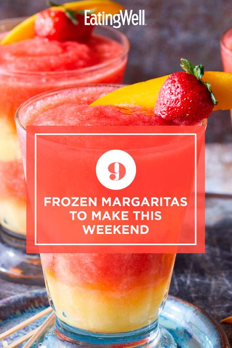 Frozen Margarita Recipes, Frozen Alcoholic Drinks Recipes, Margarita Machine Recipes, Blended Margarita Recipe, Frozen Mixed Drinks, Margarita Monday, Low Sugar Drinks, Frozen Drinks Alcohol, Fruit Margarita