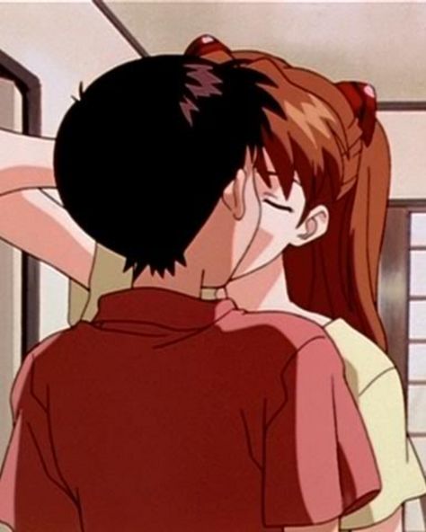 Comiccon Cosplay, Evangelion Shinji, The End Of Evangelion, Anime Kiss Gif, Shinji Ikari, Asuka Langley Soryu, Asuka Langley, Romance Stories, Rei Ayanami