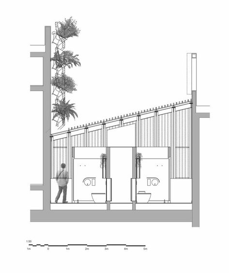 Toilet Architecture, Public Wc Design, Public Toilet Design, Public Toilet, Restroom Architecture, Public Shower, Public Restroom Design, Toilet Plan, Restaurant Bathroom