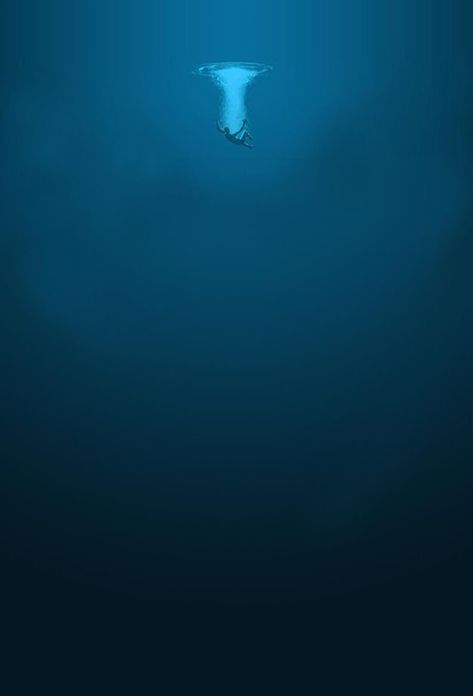 Scary Ocean, Images Terrifiantes, Water Aesthetic, Ocean Depth, Ocean Pictures, Arte Horror, Ocean Life, Blue Aesthetic, Deep Sea