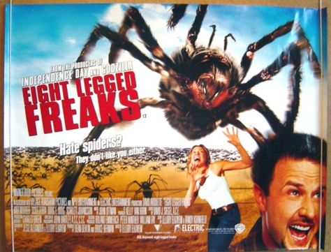 Comical Kari Wuhrer, Eight Legged Freaks, David Arquette, Spanish Posters, French Poster, Cinema Posters, Horror Movie Posters, Film Poster, Lobby Cards