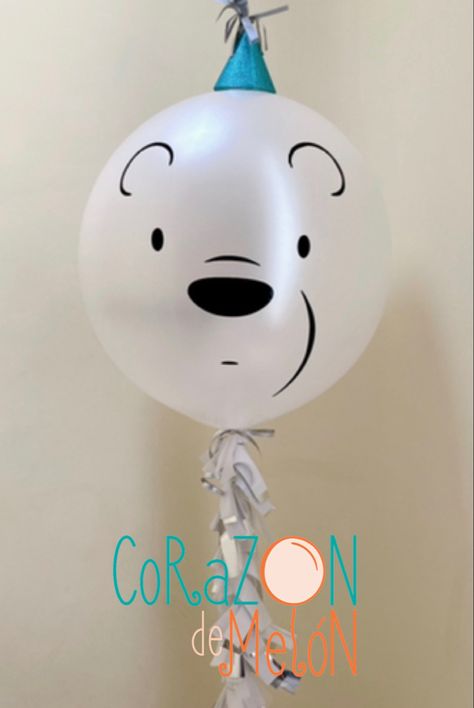 Bear Bears, Baby Gadgets, We Bear, We Bare Bears, Bare Bears, Money Maker, Birthday Decorations, Balloons, Hello Kitty