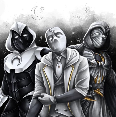 Fem Moon Knight, Moon Knight Personalities, Jake Steven, Marvel Legion, Predator Alien Art, Marvel Moon Knight, Marvel Comics Wallpaper, Knight Art, Superhero Wallpaper