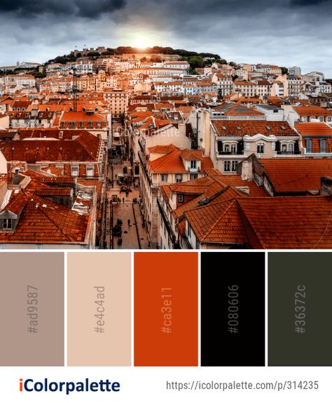 Color Palette Ideas from Sky City Town Image Downtown Color Palette, Architecture Drawing Color Palette, City Color Palette, City Colour Palette, Mexico City Color Palette, City At Night Color Palette, Cityscape Color Palette, Urban Color Palette, City And Colour