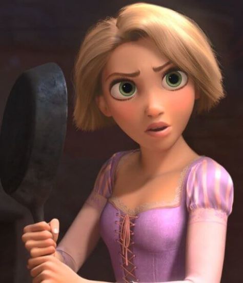 Bright Side, Rapunzel, Short Hair, Disney Princess, Disney, Hair