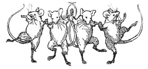 From the Battle of Frogs and Mice. Dancing Rats Tattoo, Dancing Mice Tattoo, Rat Illustration Ink, Rat Animation, Mice Tattoo, Rattus Rattus, Rat Tattoo, Medieval Tattoo, 동화 삽화