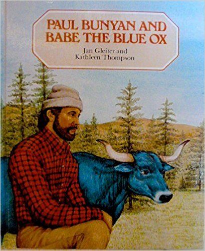 Paul Bunyan And Babe, Babe The Blue Ox, Paul Bunyan, Tall Tales, Shop Gift, Childrens Stories, Classic Kids, Vintage Children's Books, Kids' Book