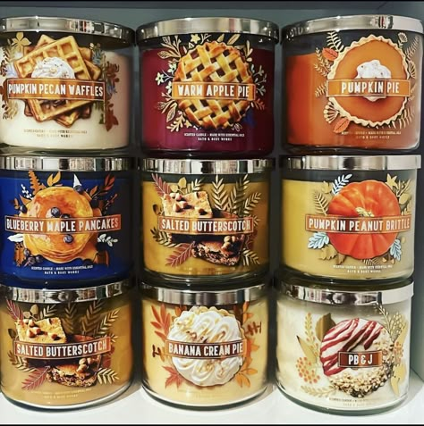 Fall Themed Candles, Hobbit Core, Bath And Body Works Candles, Autumn Candles, October Mood, Diy Healthy Snacks, Cleaning Supplies List, Acid Bath, Candle Obsession