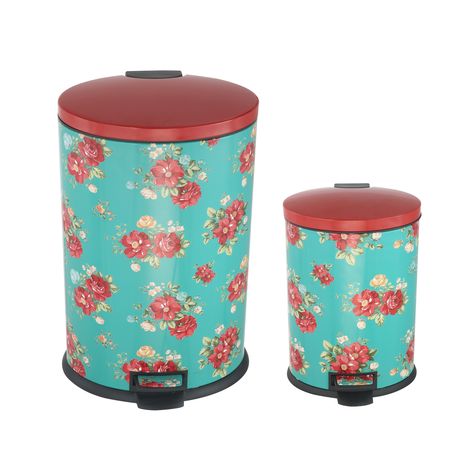 Kitchen Garbage Can, Kitchen Garbage, Kitchen Trash Can, Pioneer Woman Kitchen, Kitchen Trash, Food Storage Container Set, Kitchen Trash Cans, Food Storage Containers Organization, Container Set