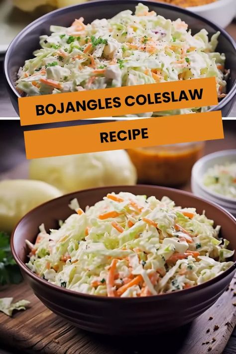 Bojangles Coleslaw Recipe – Hungarian Chef Bojangles Coleslaw Recipe, Tangy Coleslaw, Spicy Coleslaw, Cabbage Salad Recipes, Coleslaw Dressing, Creamy Dressing, Side Dishes Recipes, Copycat Restaurant Recipes, Slaw Recipes