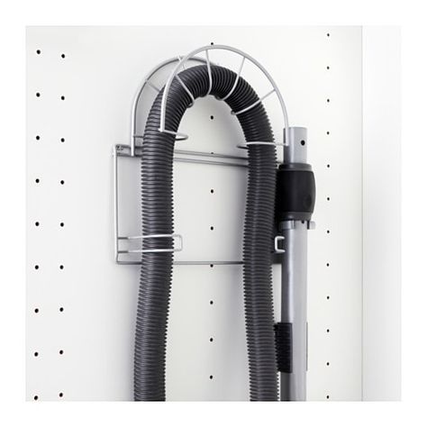 Kitchen Towel Rail, Ikea Variera, Vacuum Cleaner Storage, Cleaning Cabinets, Hose Storage, Diy Storage Rack, Hose Holder, Vacuum Storage, Cleaning Closet