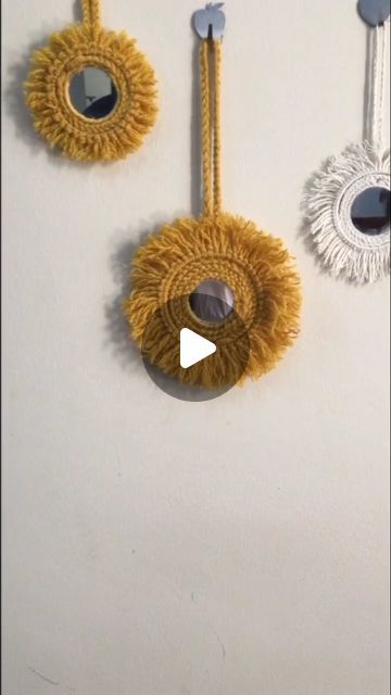 crafting on Instagram: "Thread woolen merror 🦋★ Diy Craft Maker 🎀   #craftlover #instadaily #instagramhub #merror #artist #artoninstagram #drafting #wallart #walldecoration #decor #trending #intags #shop #diycrafts #indian #india #painting #homedecoration #craftshow #craftshop #artoninstagram #instagramreels #viral #followforfollowback #likes #diyvideos #instatrend" Woolen Thread Craft Ideas, Indian Wall Decor, Knitting & Crochet Tools, Woolen Craft, India Painting, M Craft, Craft Decorations, Mini Macrame, Crochet Tools