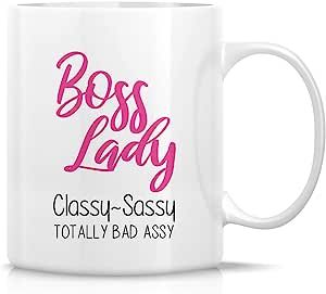 Boss lady coffee mug Funny Boss Gifts, Boss Lady Mug, Coffee Mugs Funny, Birthday Gifts For Friends, Boss Lady Gifts, Bosses Day Gifts, Funny Sarcasm, Mugs Funny, Cool Gifts For Women