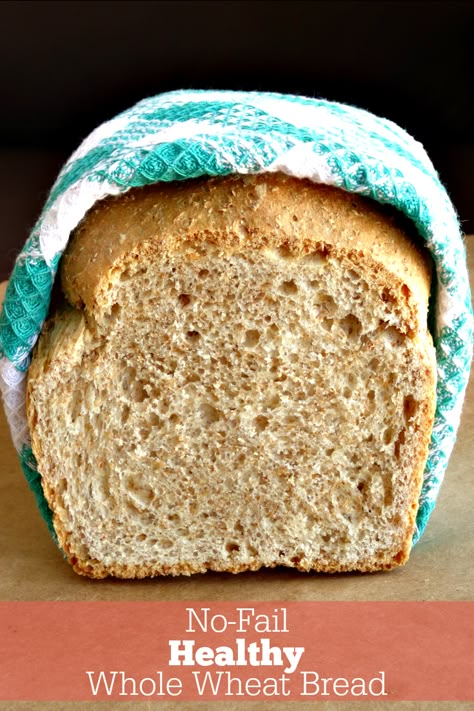 No-Fail Healthy Whole Wheat Bread Recipe. With this simple and delicious homemade bread recipe, you'll never buy store-bought bread again! Making your own bread is so much easier than you think and means you know exactly what you're eating. There are no chemicals or nasties in this recipe! Whole Wheat Bread Recipe, Homemade Bread Recipe, Sourdough Bread Sandwiches, Wheat Bread Recipe, Sourdough Sandwich, Healthy Bread Recipes, Homemade Bread Recipes Easy, Homemade Bread Easy, Cloud Bread