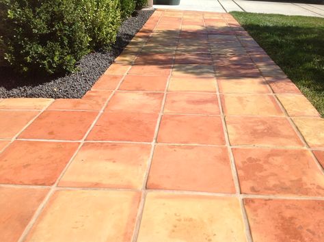 Staining Terracotta Tiles, Mexican Terracotta, Saltillo Tile Floor, Terracotta Floor Tiles, Tile Refinishing, Floor Refinishing, Australia Brisbane, Saltillo Tile, Paver Tiles