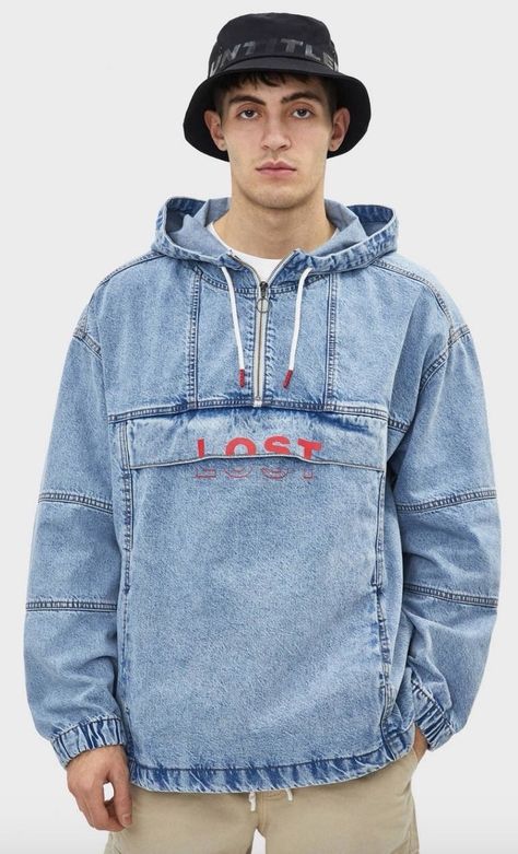 Reworked Jeans, Indian Fashion Trends, Mens Casual Outfits Summer, Denim Wear, Jeans Jacket, Urban Outfits, Upcycle Clothes, Hoodie Design, Denim Fashion