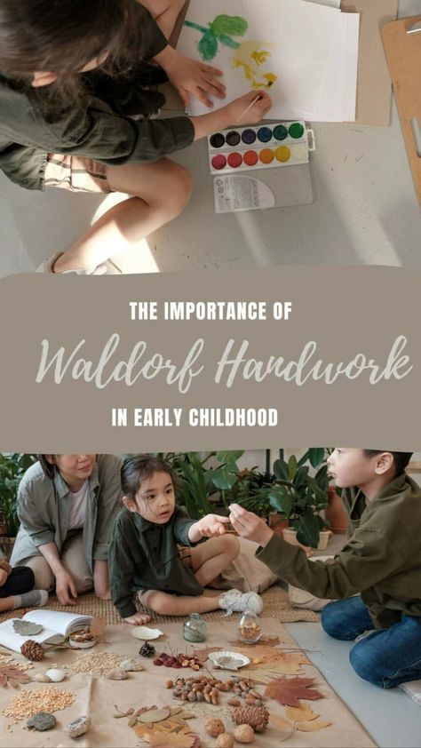 Waldorf Early Childhood, Waldorf Handwork Projects, Waldorf Parenting, Waldorf Daycare, Holistic Parenting, Waldorf Nursery, Waldorf Activities, Waldorf Lessons, Reggio Documentation