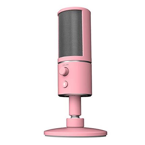 Streaming Microphone, Gamer Accessories, Gaming Microphone, Usb Microphone, Quartz Pink, Color Quartz, Sound Control, Background Noise, Recording Microphone