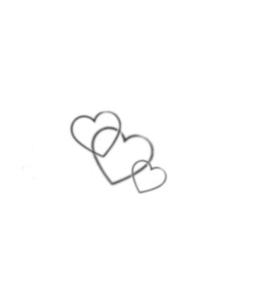 3 Hearts Connected Tattoo Ideas, Heart Cluster Tattoo, 3 Heart Tattoo, 3 Hearts Tattoo Ideas, Delicate Tatoos, 3 Hearts Tattoo, Heart Tattoo Ankle, V Tattoo, Mom Daughter Tattoos