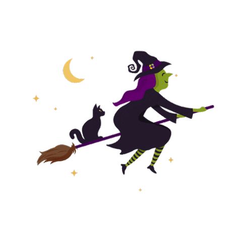 Witch Gif, Animated Witch, Halloween Pumpkin Jack O Lantern, Cute Witch, Pumpkin Jack, Jack O Lantern, Halloween Pumpkins, Dive In, Animated Gif