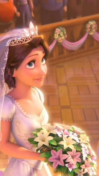 Live Disney Wallpaper, Disney Princess Videos, Rapunzel Short Hair, Rapunzel Video, Rapunzel Wedding, Tangled Wallpaper, Princess Videos, Rapunzel Disney, Rapunzel And Flynn