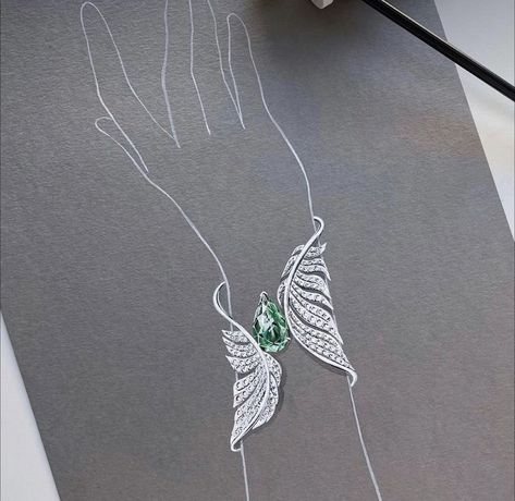 Accessories Design Sketch, Jewel Drawing, Jewellery Illustration, Necklace Drawing, Jewelry Rendering, Jewelry Sketch, Jewelry Knowledge, Fancy Jewelry Necklace, Jewellery Design Sketches