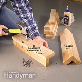 3-Season Wooden Planter Box Plans | Family Handyman Diy Wood Planter Boxes, Wooden Planter Boxes Diy, Wood Planter Boxes, Planter Box Plans, Backyard Garage, Cedar Planter Box, Plastic Planter Boxes, Planter Project, Cedar Lumber