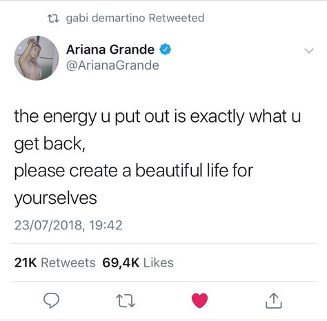 Ariana Grande Bio, Ariana Quotes, Ariana Tweets, Sweetener Era, Ariana Grande Aesthetic, Ariana Grande Quotes, Ariana Grande Cute, Senior Quotes, Let Me Love You