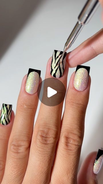 Nails Zebra Print, Flash Nails, Pedi Ideas, Zebra Nails, Yes Or No, Nail Tutorials, Mani Pedi, Zebras, Trendy Nails